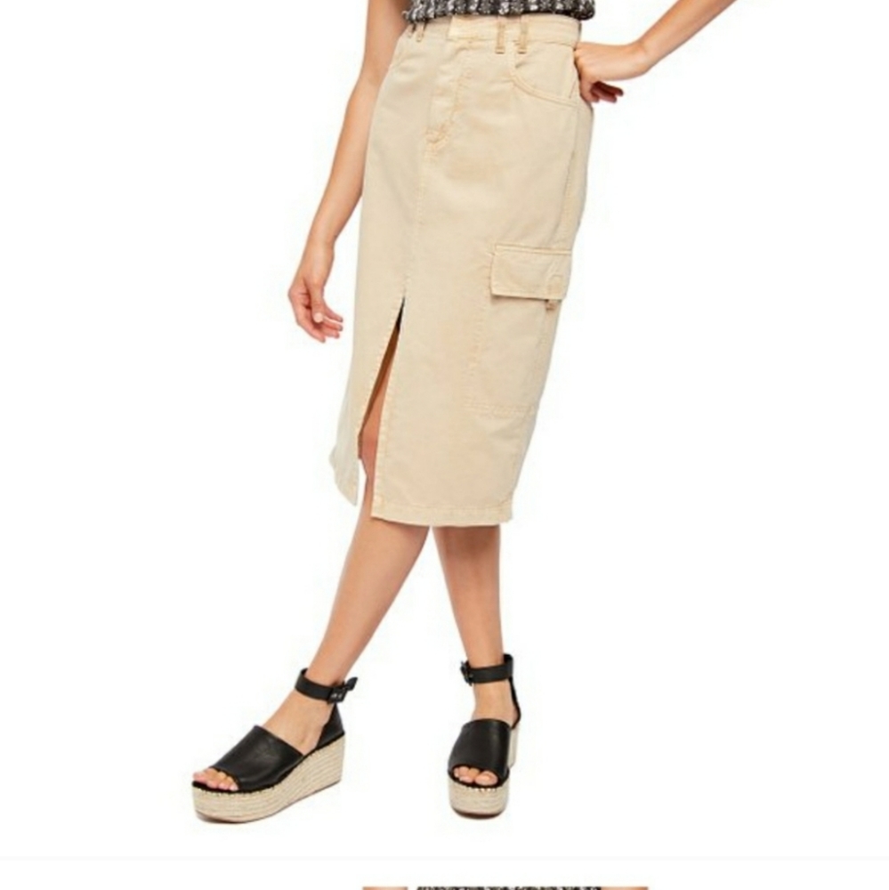 Free People Cargo Skirt